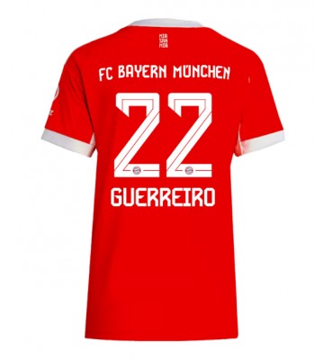 Bayern Munich Raphael Guerreiro #22 Hjemmebanetrøje Dame 2025-26 Kortærmet